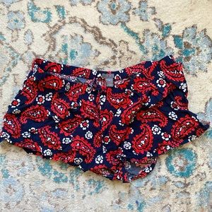 Aerie Paisley Sleep Shorts